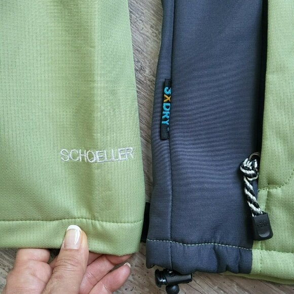 North Face Summit Series Windproof Soft Shell Jacket Jacket Mint Green Size M - Picture 12 of 16